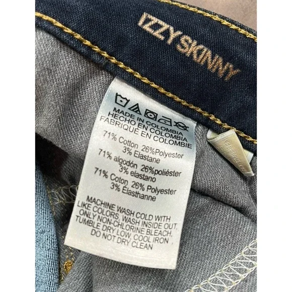 Michael Michael Kors Women's Izzy Skinny Stretch Blue Jeans Preppy Classic Sz 4 - Picture 5 of 8